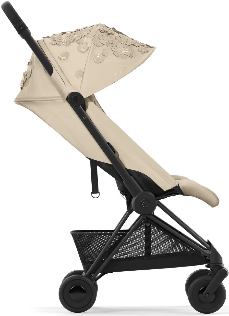 Carucior de plimbare Cybex Coya Simply Flowers (Beige)