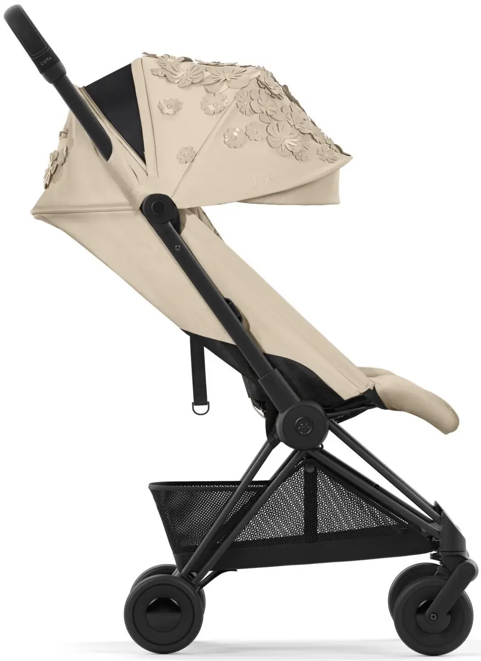 Carucior de plimbare Cybex Coya Simply Flowers (Beige)