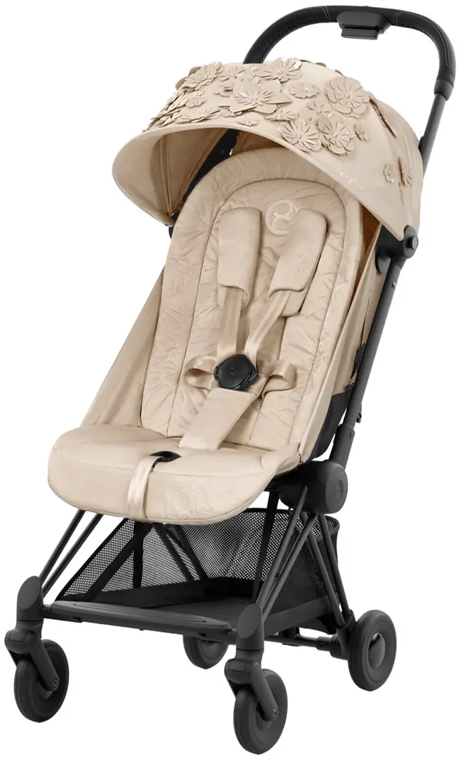 Carucior de plimbare Cybex Coya Simply Flowers (Beige)