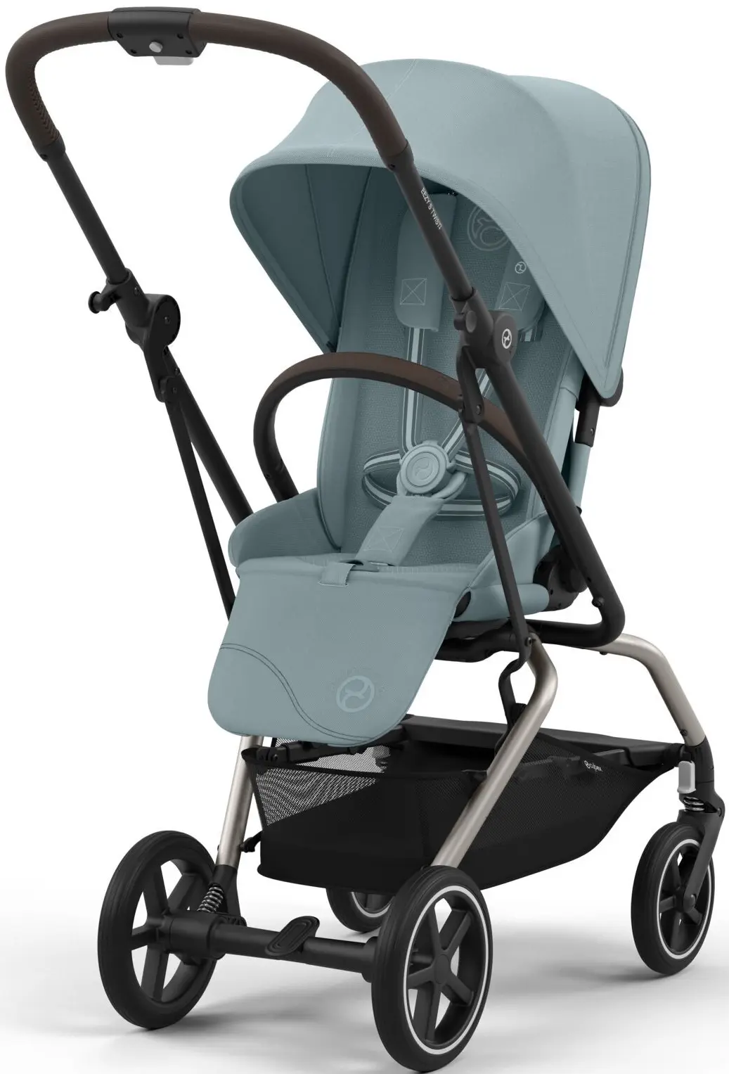 Carucior de plimbare Cybex Eezy S Twist +2 (Stormy Blue)