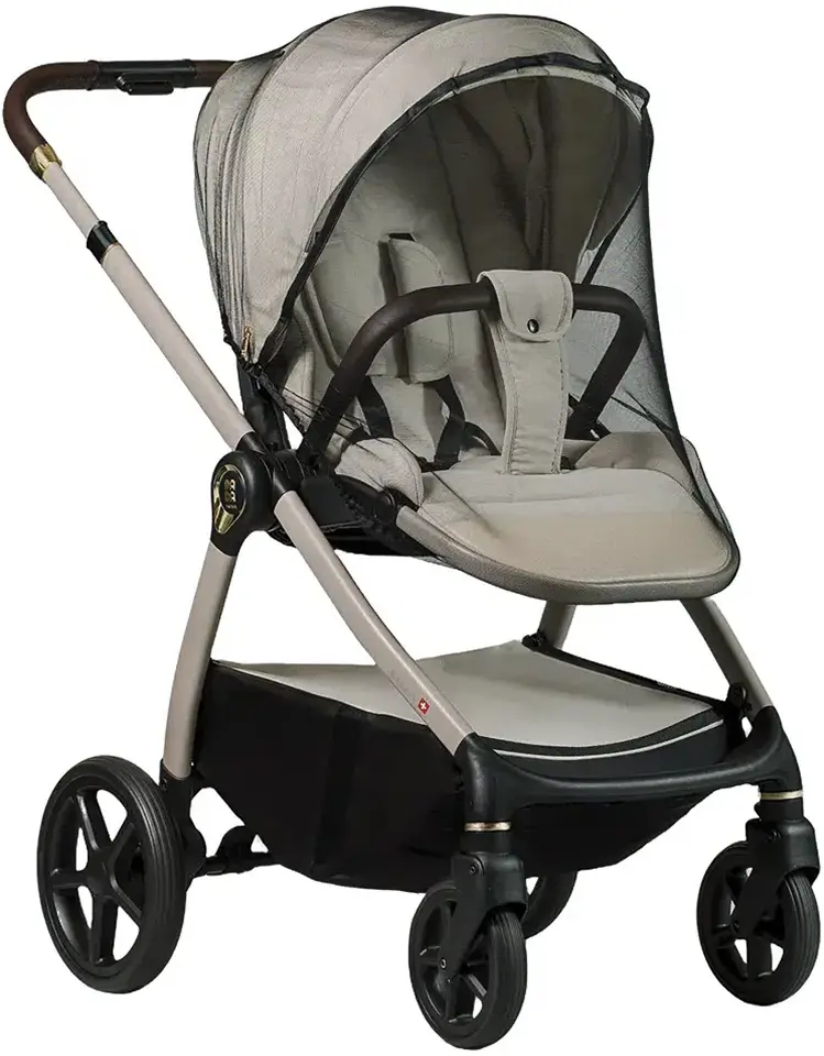 Коляска модульная 2в1 Dada Prams Flux Almond (Gray/Black)