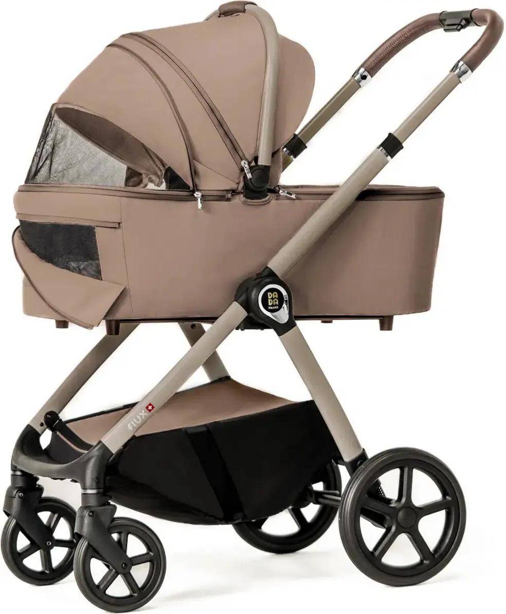Carucior modular 2in1 Dada Prams Flux (Beige) - 2