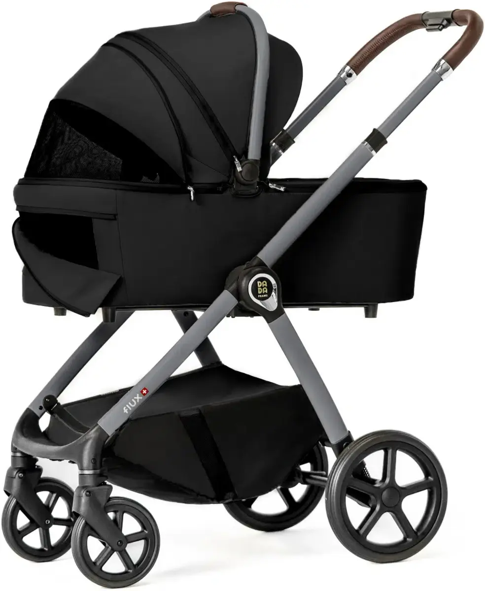 Коляска модульная 2в1 Dada Prams Flux (Black) - 2