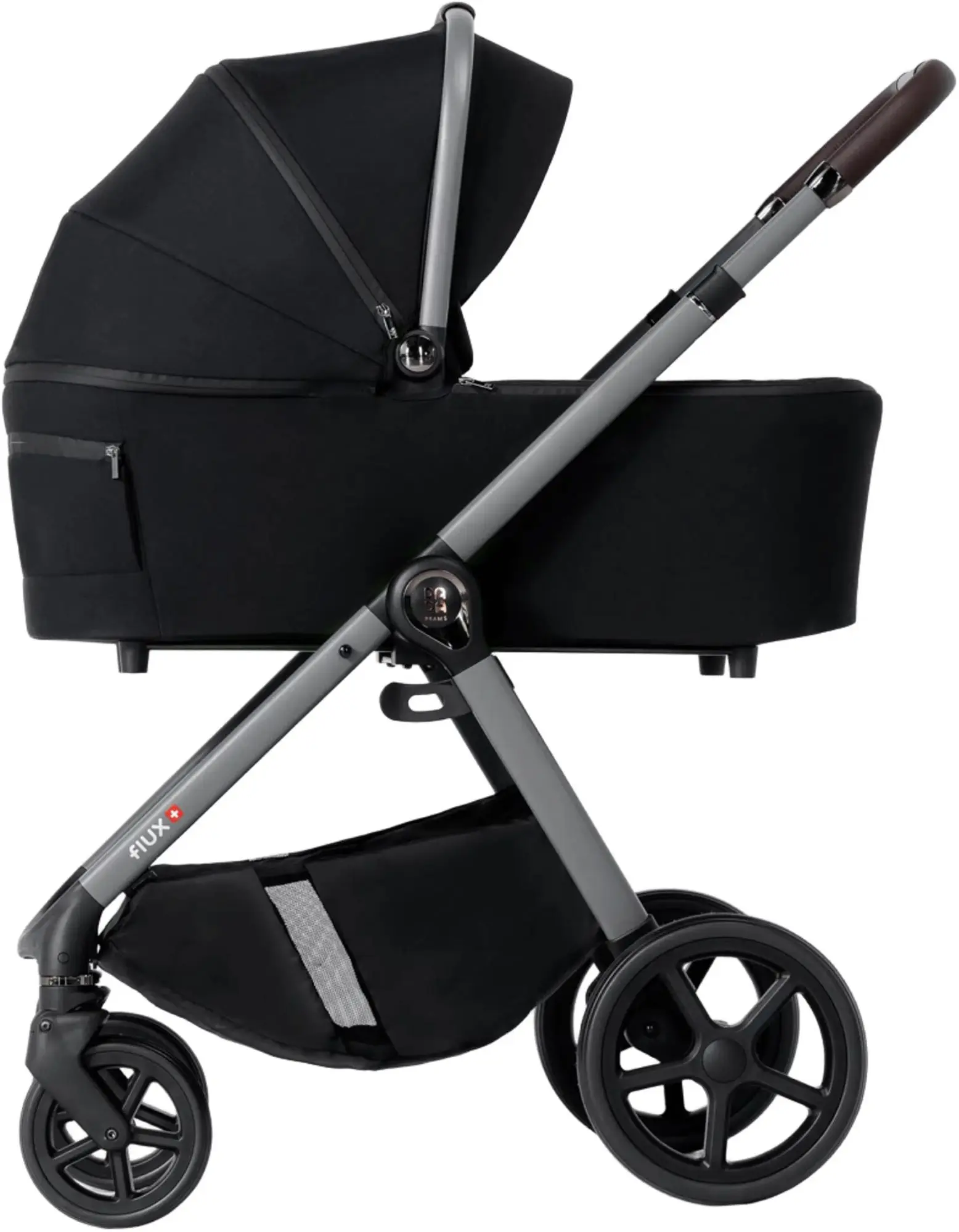 Коляска модульная 2в1 Dada Prams Flux (Black) - 3