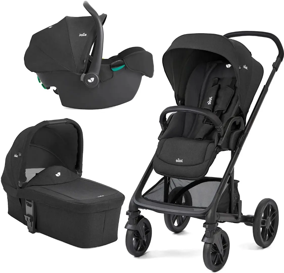 Carucior modular 3in1 Joie Chrome 2 (Raven)