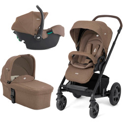 Carucior modular 3in1 Joie Chrome DLX (Toffee)