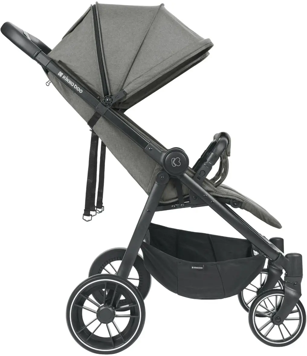 Carucior pentru gemeni Kikka Boo Happy 2 (Light Grey) - 4