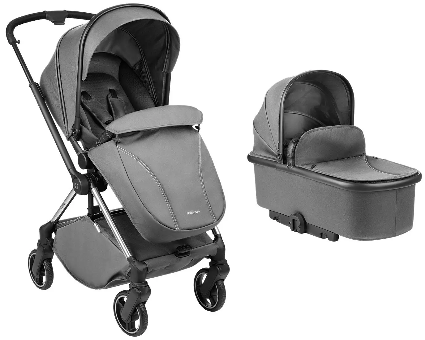 Коляска модульная 2в1 Kikka Boo Lanah (Grey)