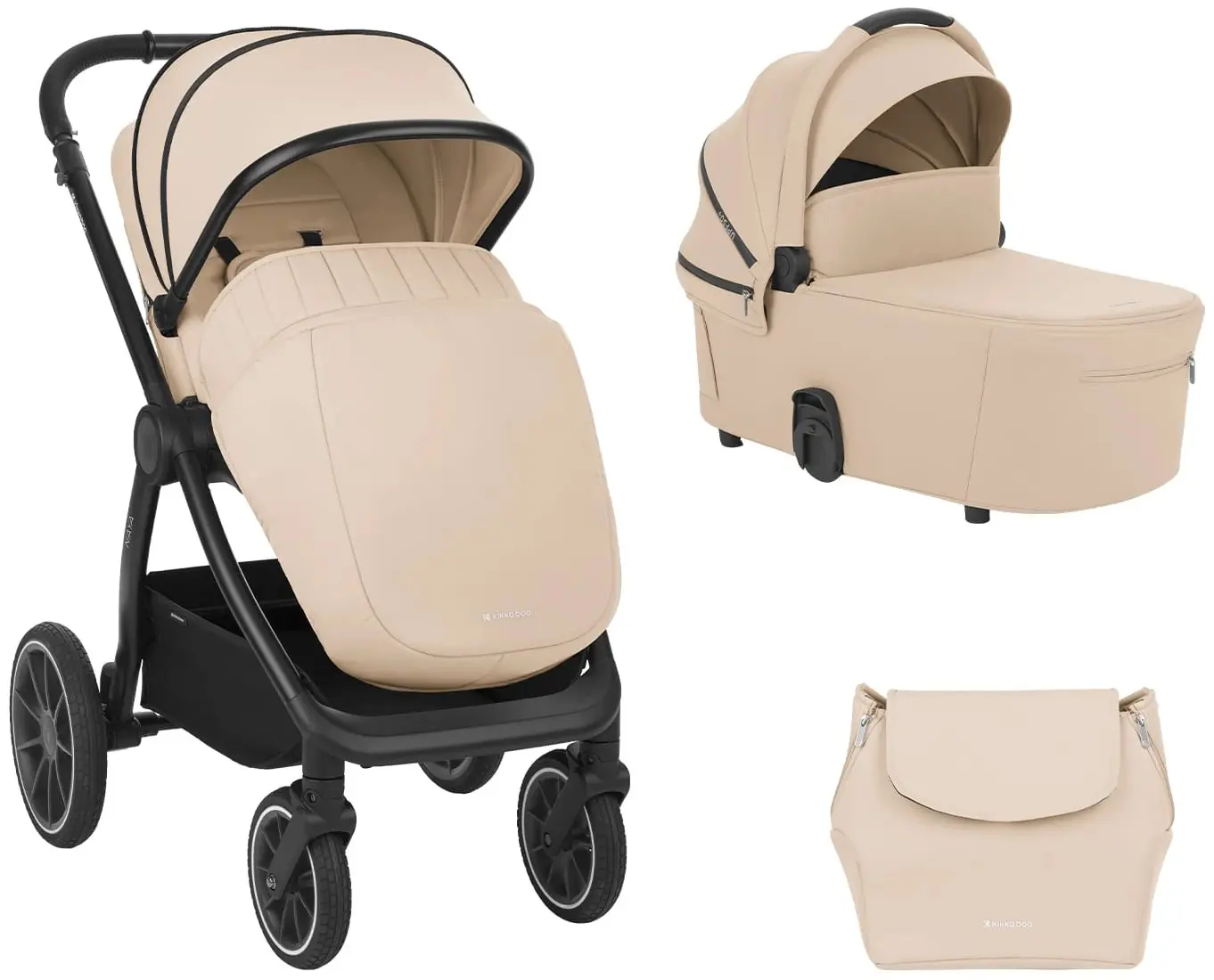 Коляска модульная 2в1 Kikka Boo Naya (Beige)