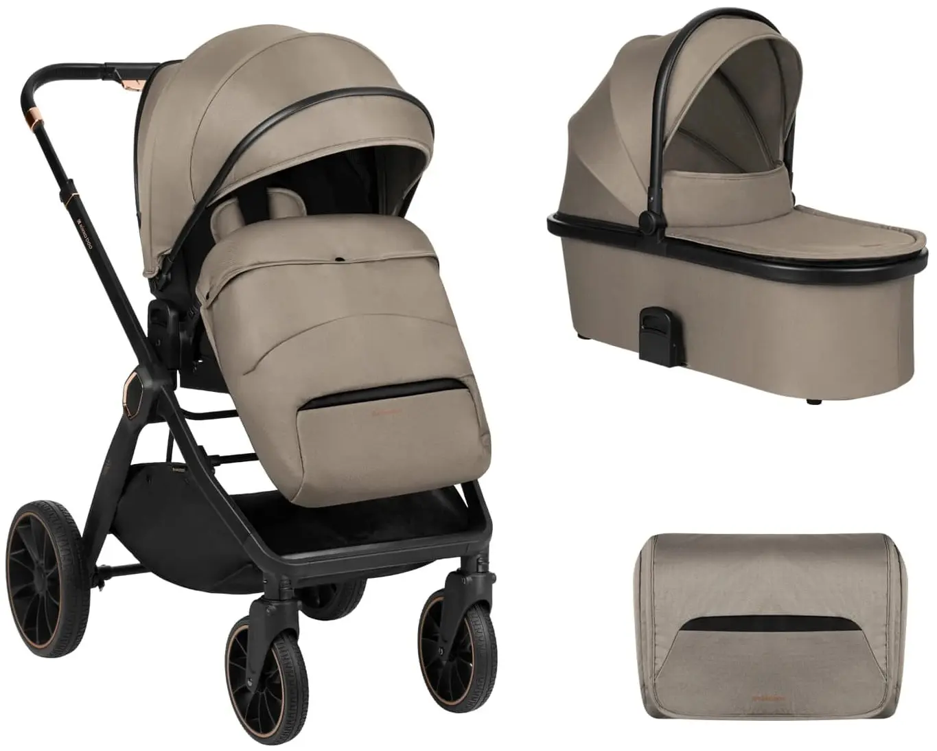 Коляска модульная 2в1 Kikka Boo Tiffany (Beige)