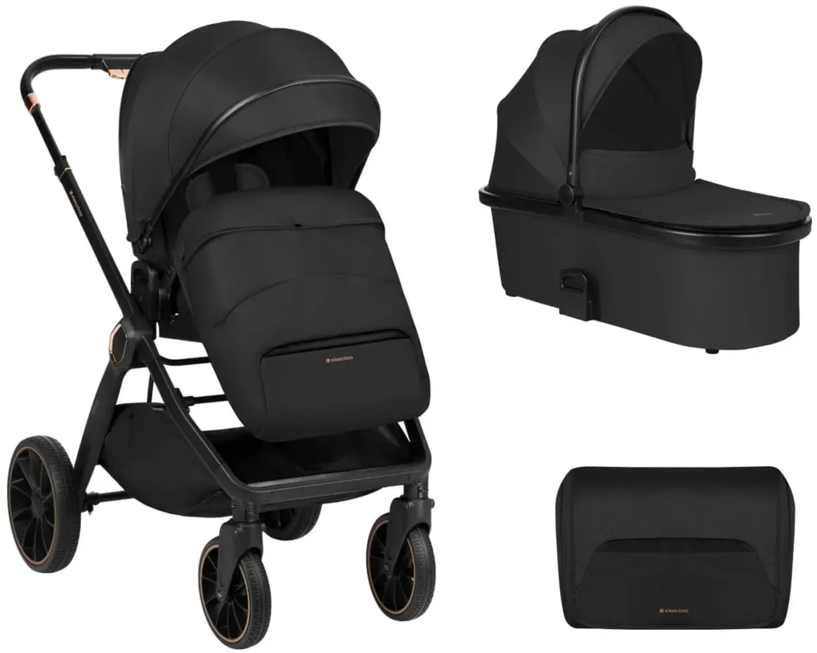 Коляска модульная 2в1 Kikka Boo Tiffany (Black)