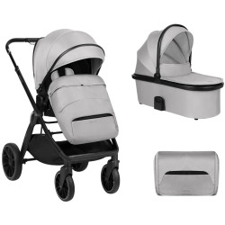 Коляска модульная 2в1 Kikka Boo Tiffany (Light Grey) Thumb