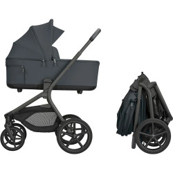 Carucior modular 2in1 KikkaBoo Goya Platinum (Graphite) Thumb