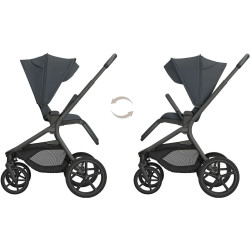 Carucior modular 2in1 KikkaBoo Goya Platinum (Graphite) Thumb