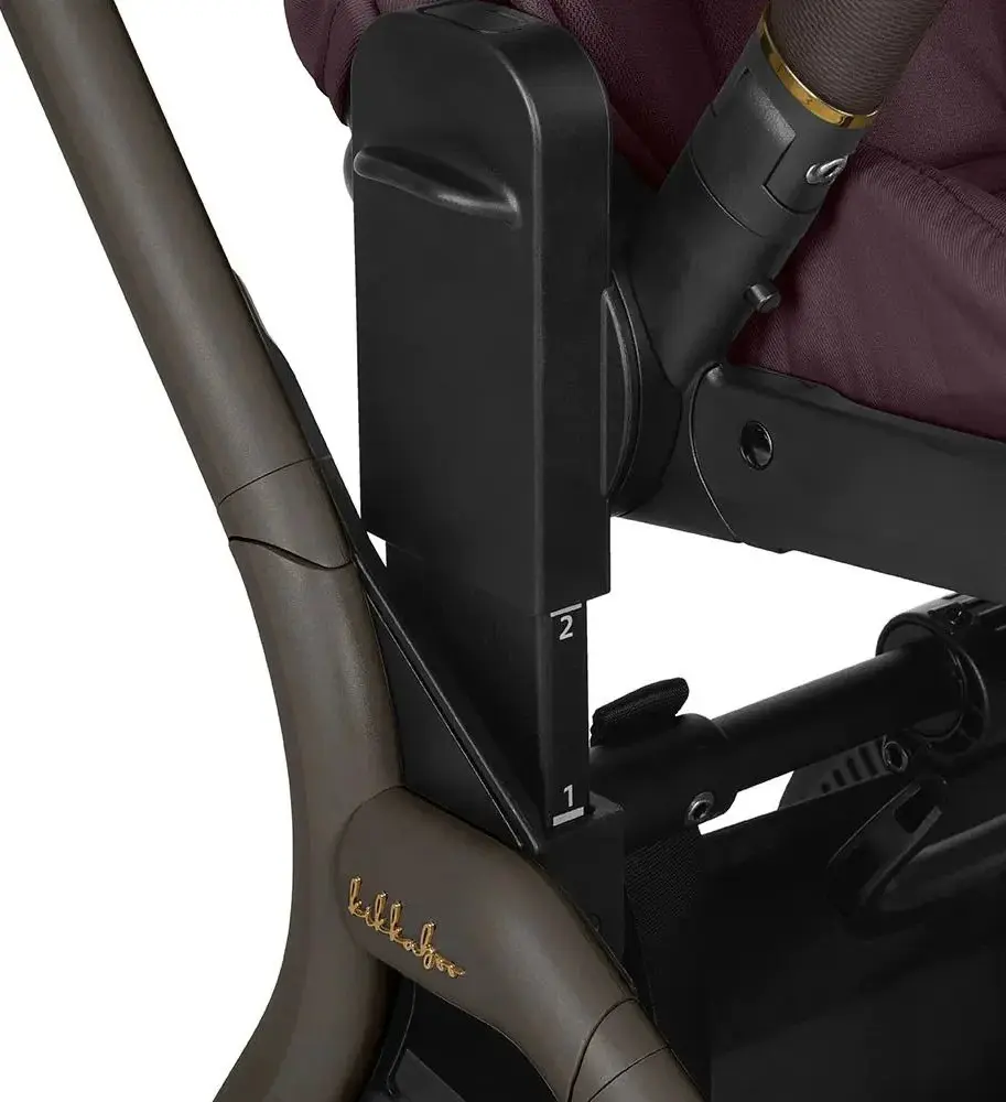 Коляска модульная 2в1 KikkaBoo Goya Platinum (Merlot) - 5