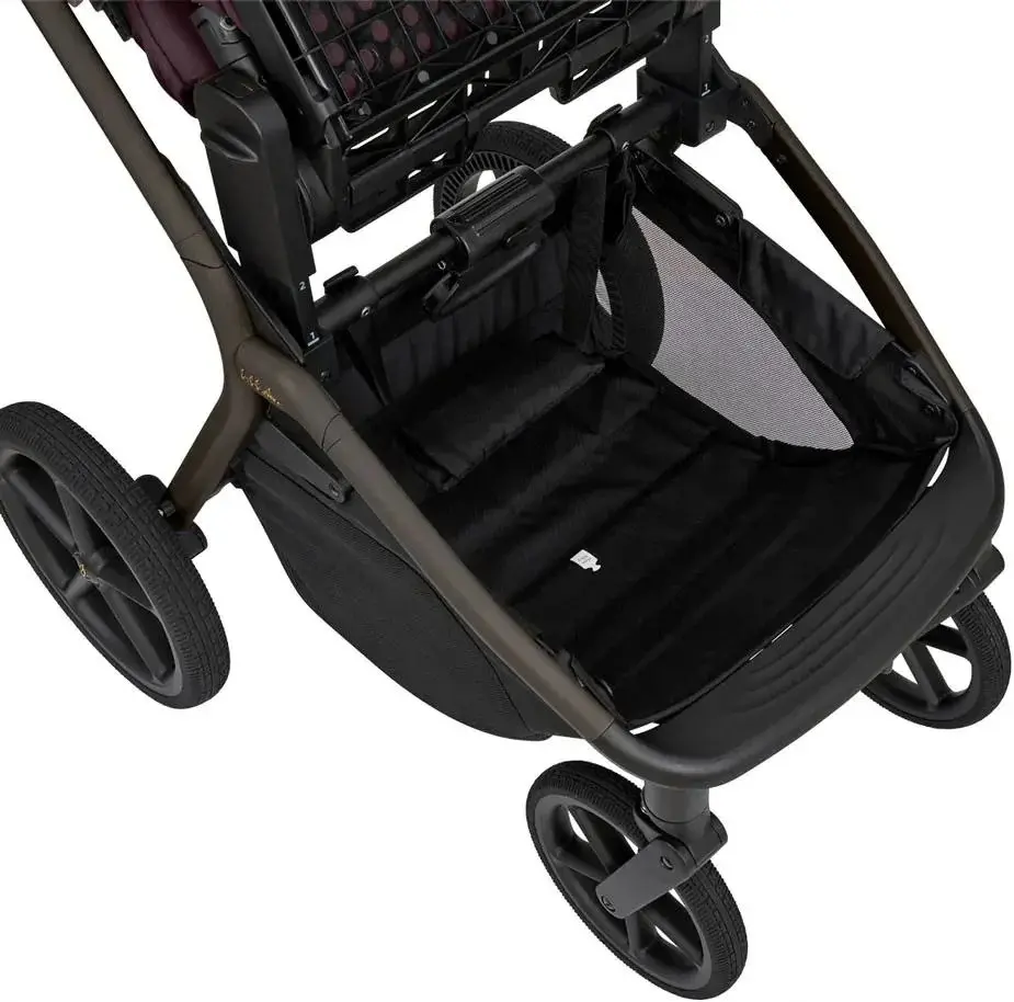 Коляска модульная 2в1 KikkaBoo Goya Platinum (Merlot) - 7