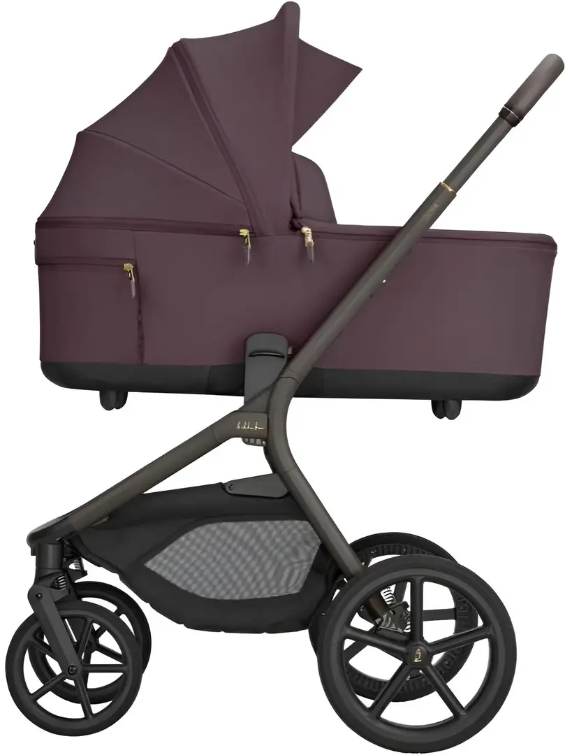 Коляска модульная 2в1 KikkaBoo Goya Platinum (Merlot)