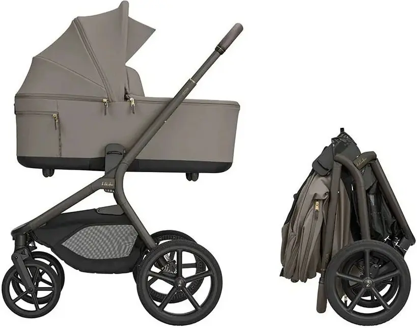 Carucior modular 2in1 KikkaBoo Goya Platinum (Mocca) - 4