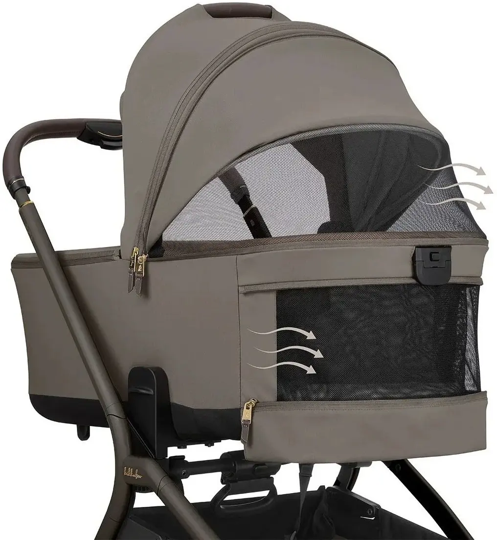 Carucior modular 2in1 KikkaBoo Goya Platinum (Mocca) - 5