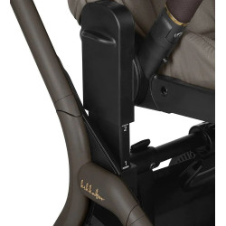 Carucior modular 2in1 KikkaBoo Goya Platinum (Mocca) Thumb