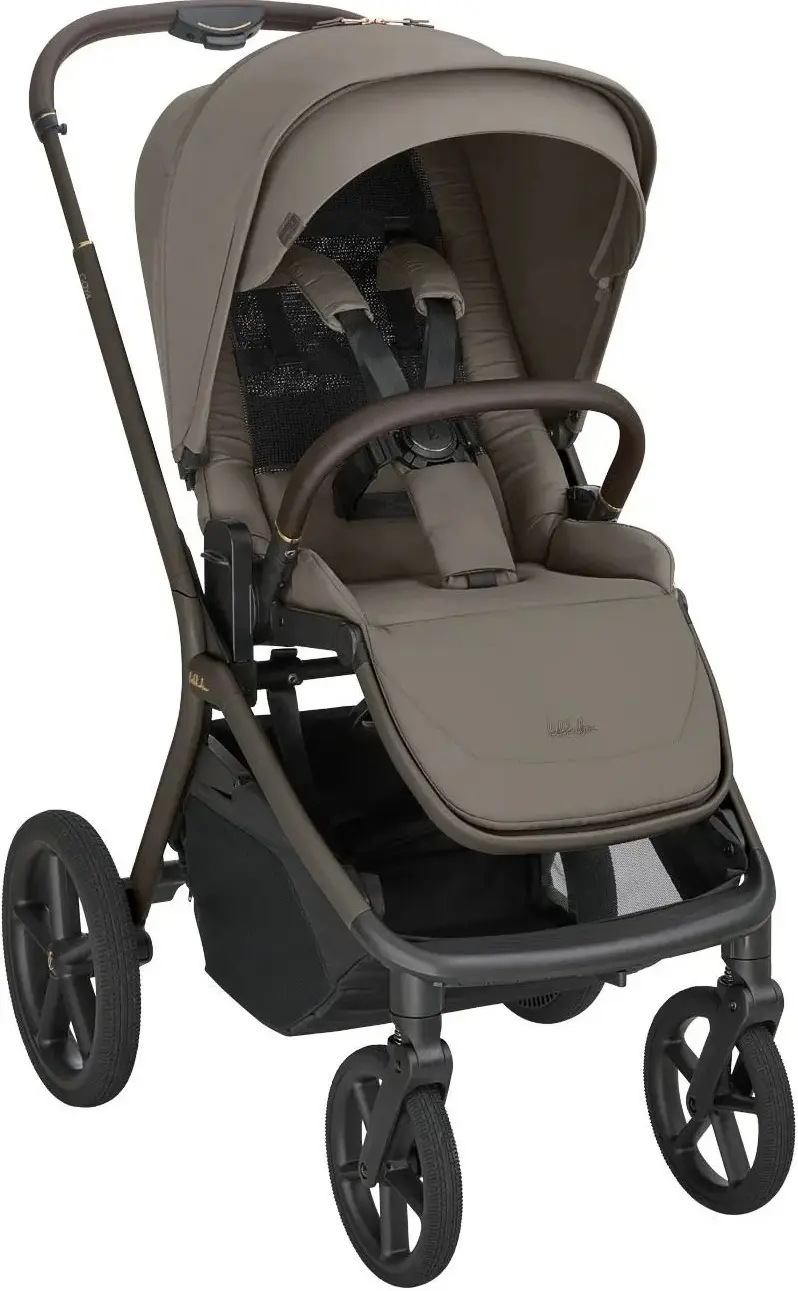 Carucior modular 2in1 KikkaBoo Goya Platinum (Mocca) - 2