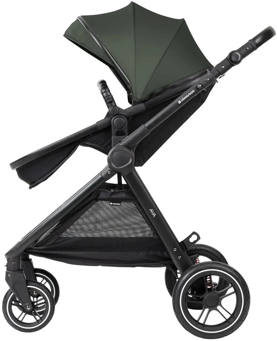 Коляска модульная 3в1 Kikka Boo Ava (Army Green) - 4