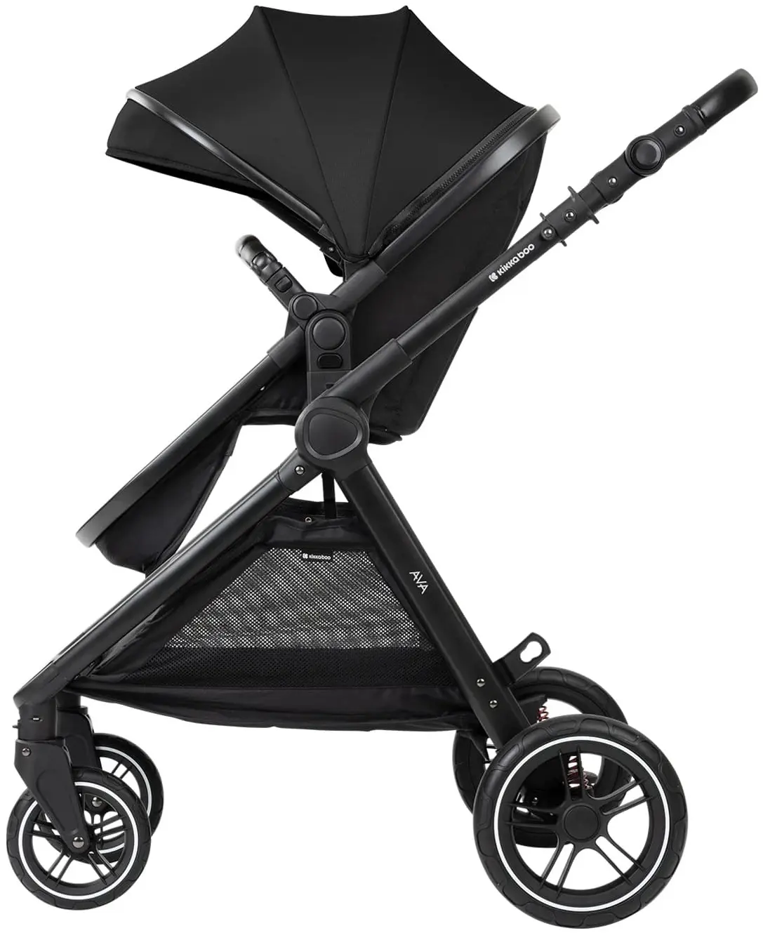 Коляска модульная 3в1 Kikka Boo Ava (Black) - 4