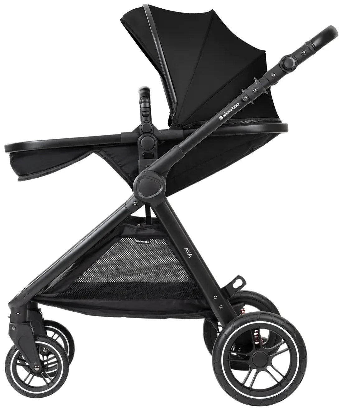 Коляска модульная 3в1 Kikka Boo Ava (Black) - 6