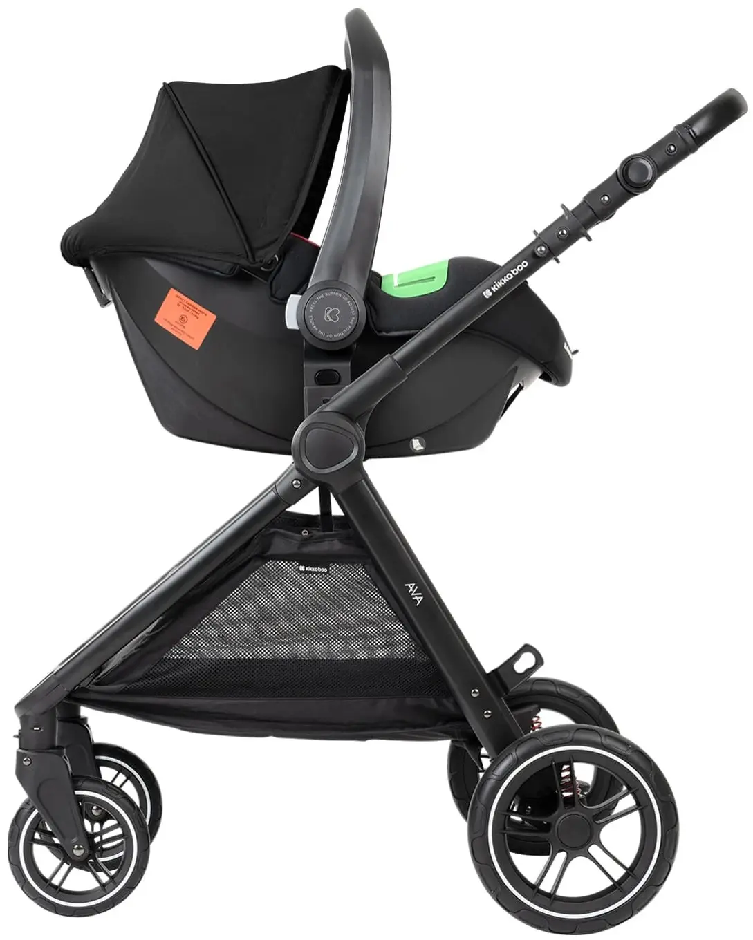 Коляска модульная 3в1 Kikka Boo Ava (Black) - 7