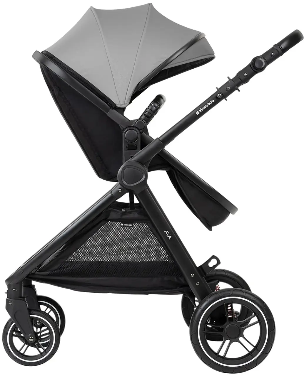 Коляска модульная 3в1 Kikka Boo Ava (Grey) - 6