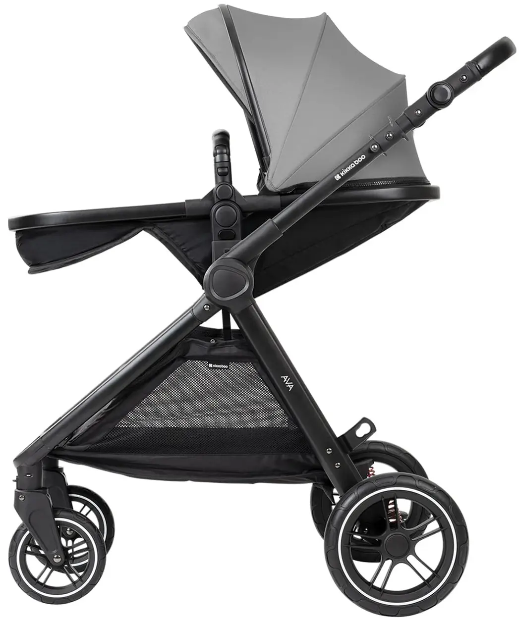 Коляска модульная 3в1 Kikka Boo Ava (Grey) - 8