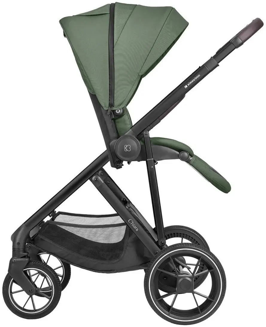 Коляска модульная 3в1 Kikka Boo Chiara (Army Green) - 4