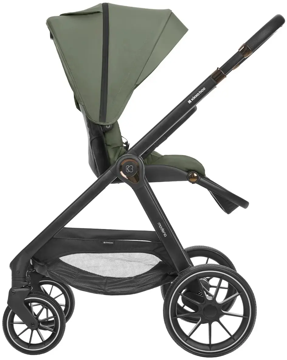 Carucior modular 3in1 Kikka Boo Modena (Army Green) - 4