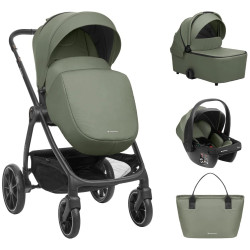Carucior modular 3in1 Kikka Boo Modena (Army Green) Thumb