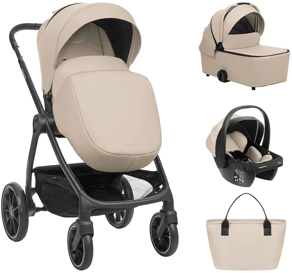 Коляска модульная 3в1 Kikka Boo Modena (Beige) - 8