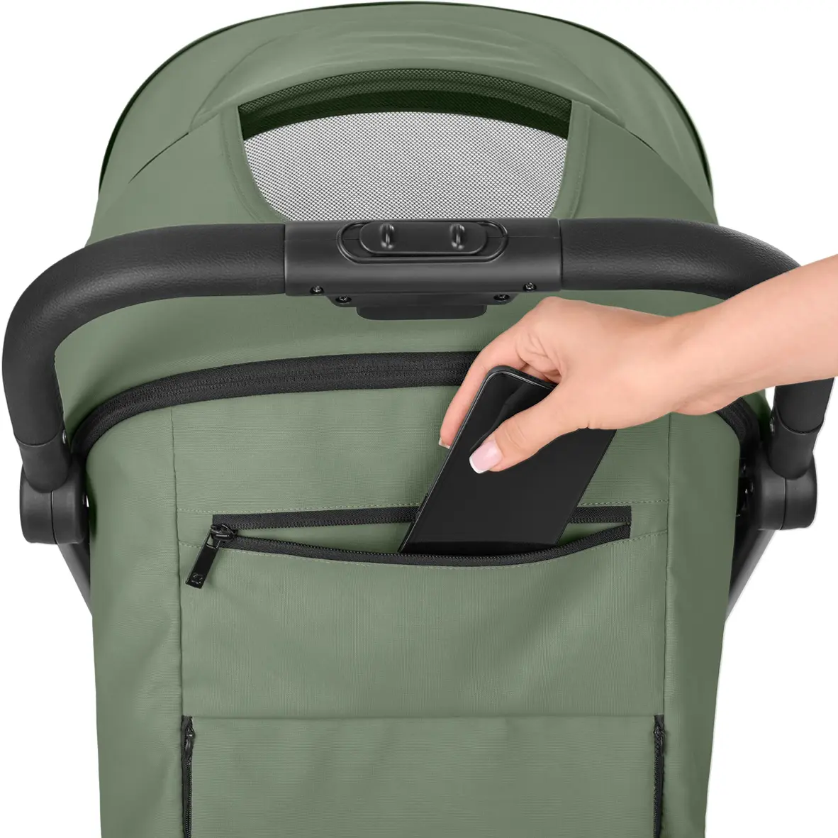 Коляска прогулочная KikkaBoo Jody (Army Green) - 6