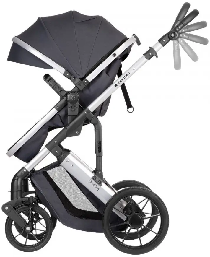 Коляска-трансформер 3в1 Kikka Boo Darling (Dark Grey)
