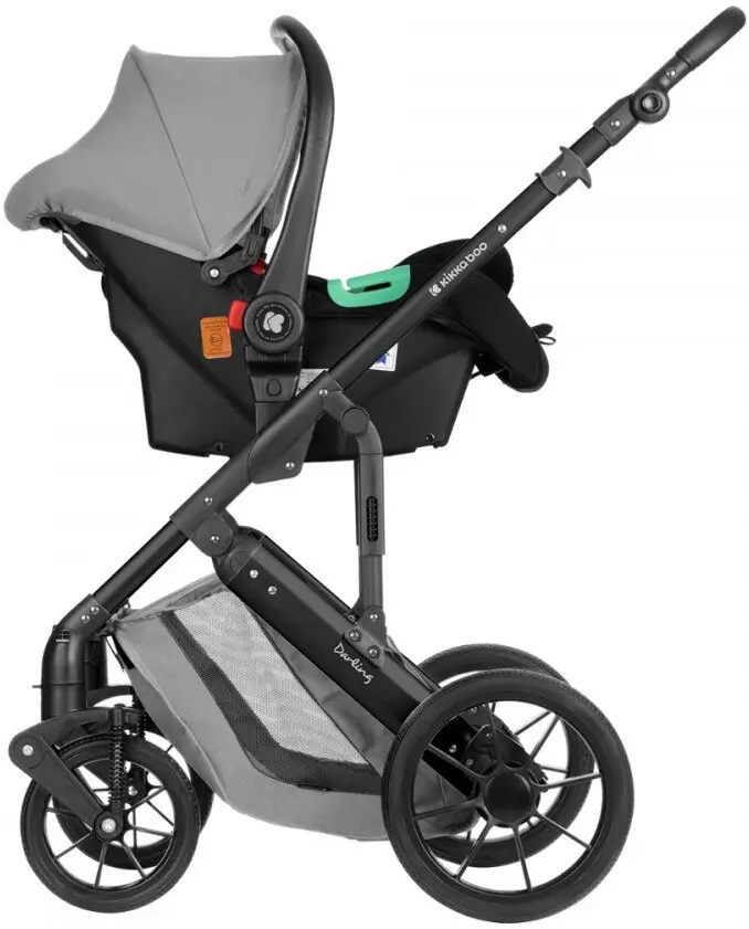 Carucior-transformer 3in1 Kikka Boo Darling (Light Grey)