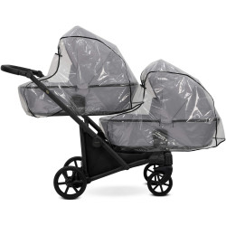 Коляска для двойни Kunert Brav Duo (Black) Thumb