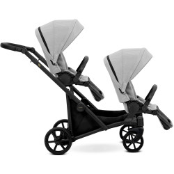 Коляска для двойни Kunert Brav Duo (Black Eco) Thumb