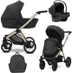 Carucior modular 2in1 Kunert Brav (Black) Thumb