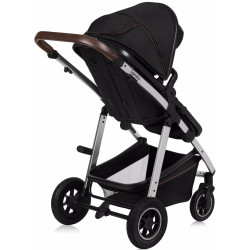 Коляска модульная 2в1 Lionelo Amber (Black/Silver) Thumb