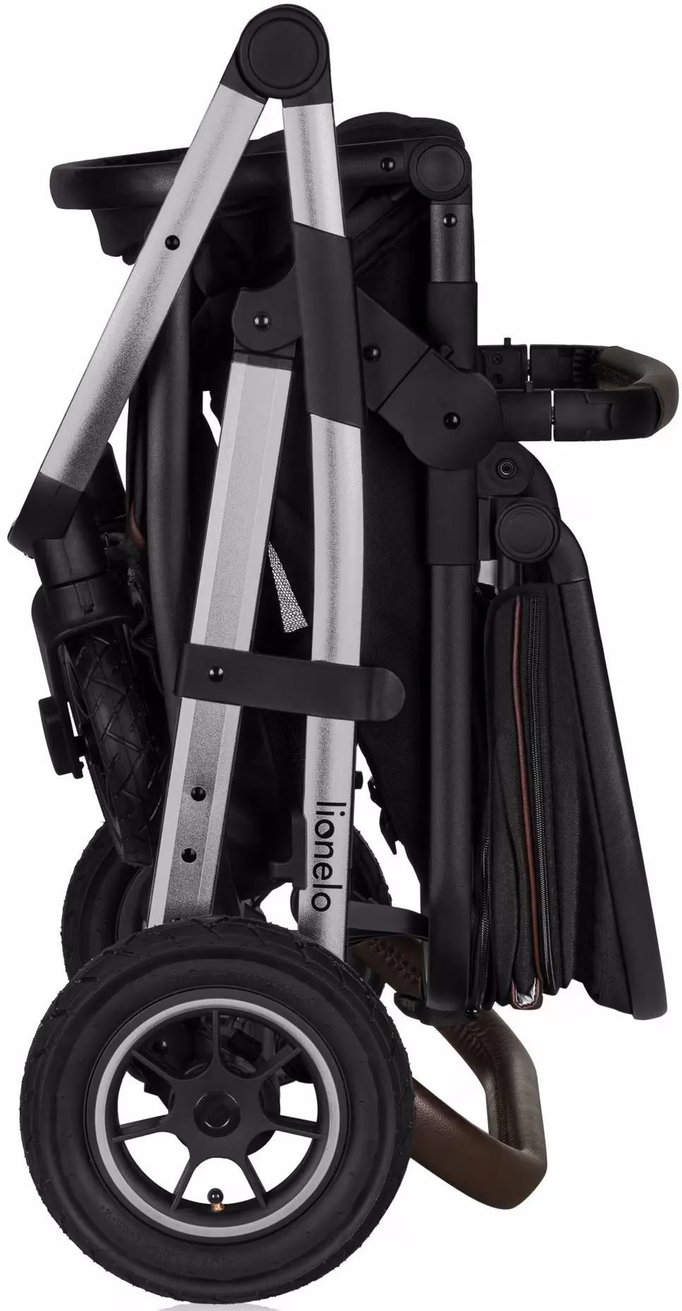 Коляска модульная 2в1 Lionelo Amber (Black/Silver)