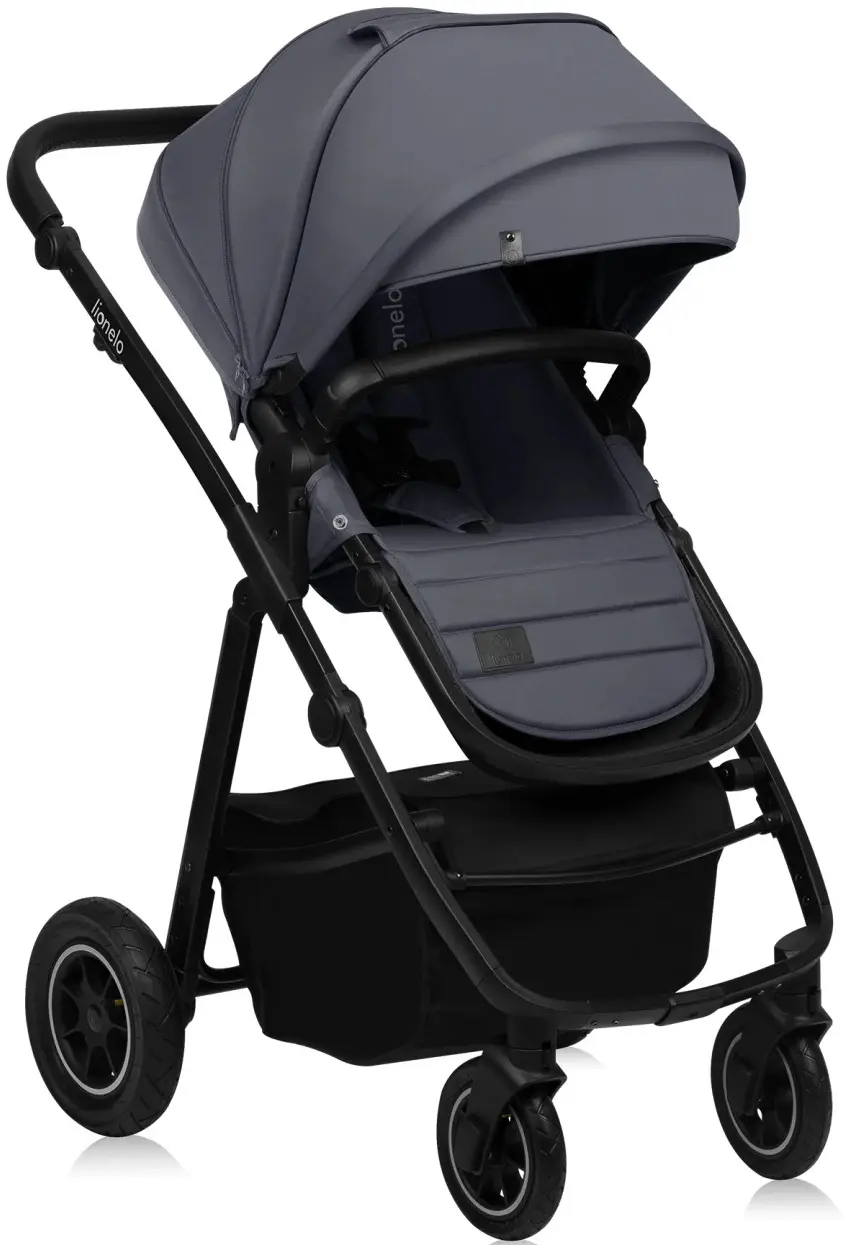 Коляска модульная 2в1 Lionelo Amber Plus (Grey Graphite)