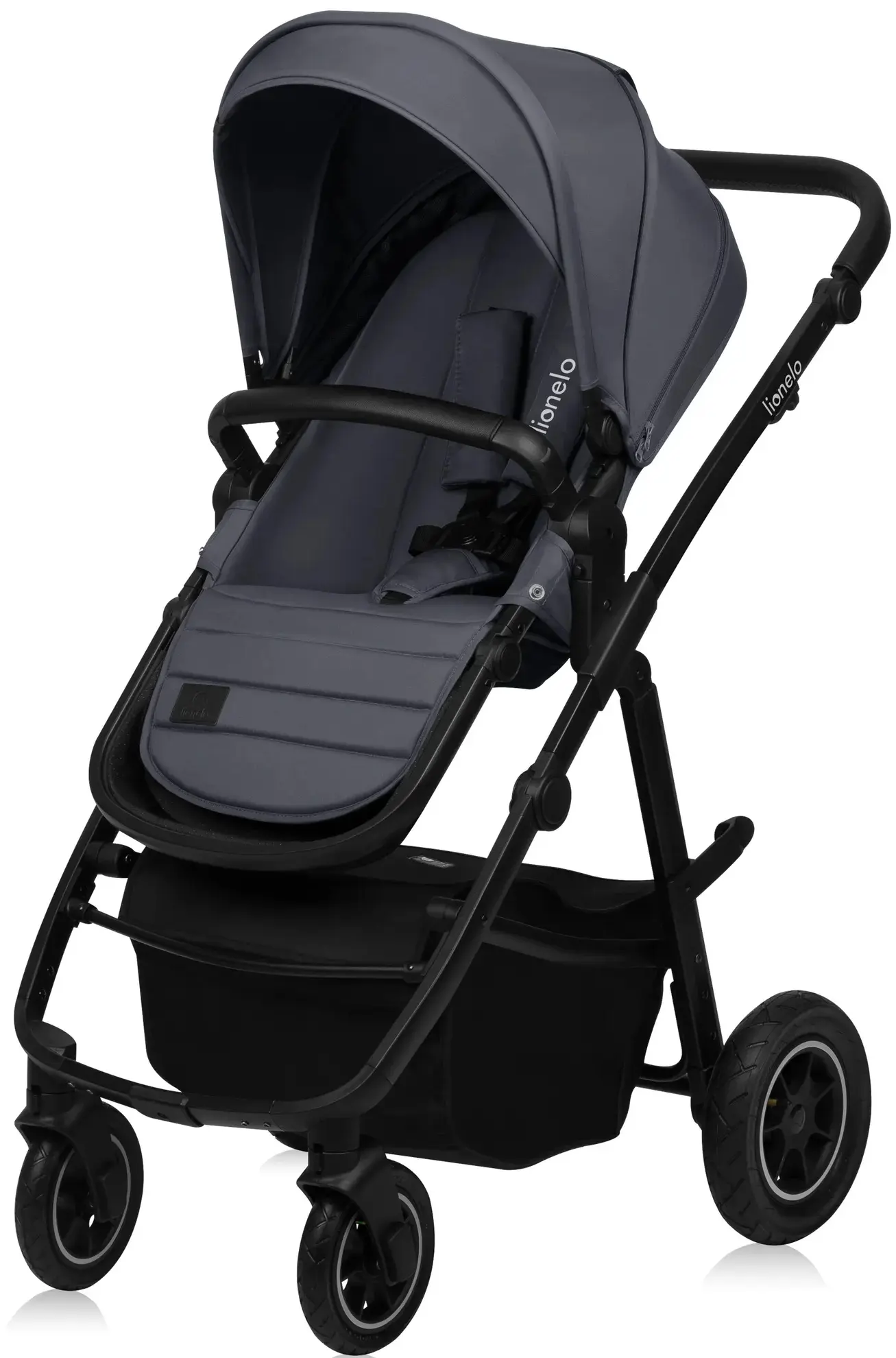 Коляска модульная 2в1 Lionelo Amber Plus (Grey Graphite)