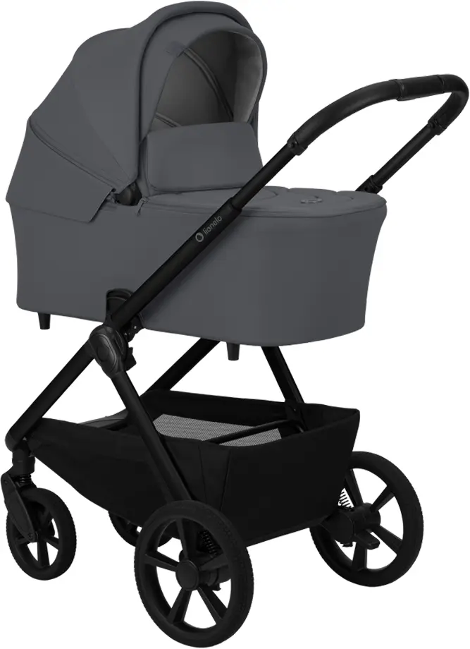 Коляска модульная 2в1 Lionelo Carmine (Grey Stone) - 2