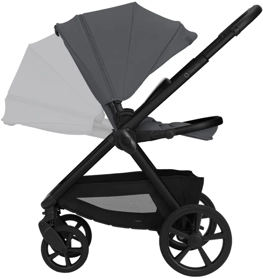 Коляска модульная 2в1 Lionelo Carmine (Grey Stone) - 3