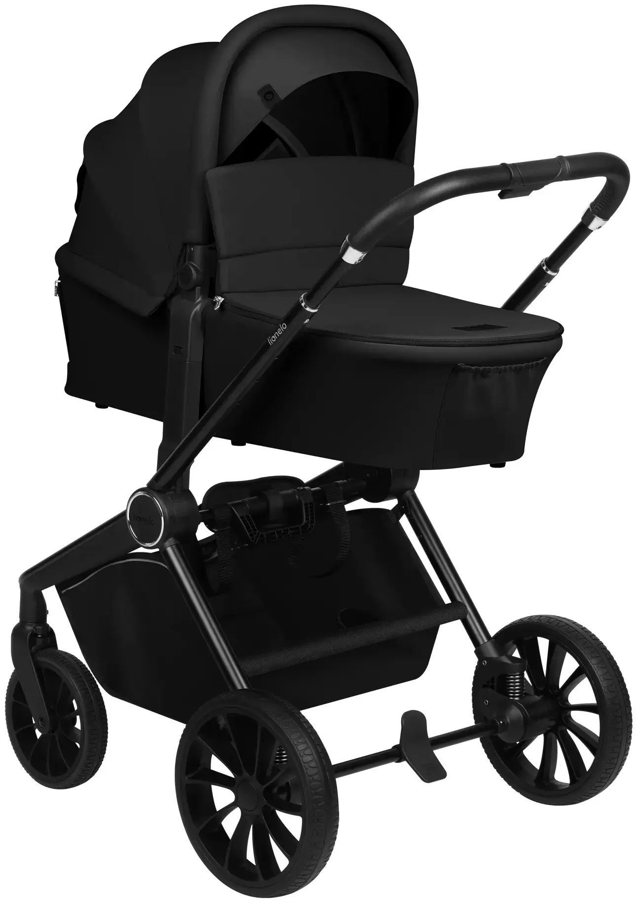 Коляска модульная 2в1 Lionelo Mika Plus (Black Onyx)