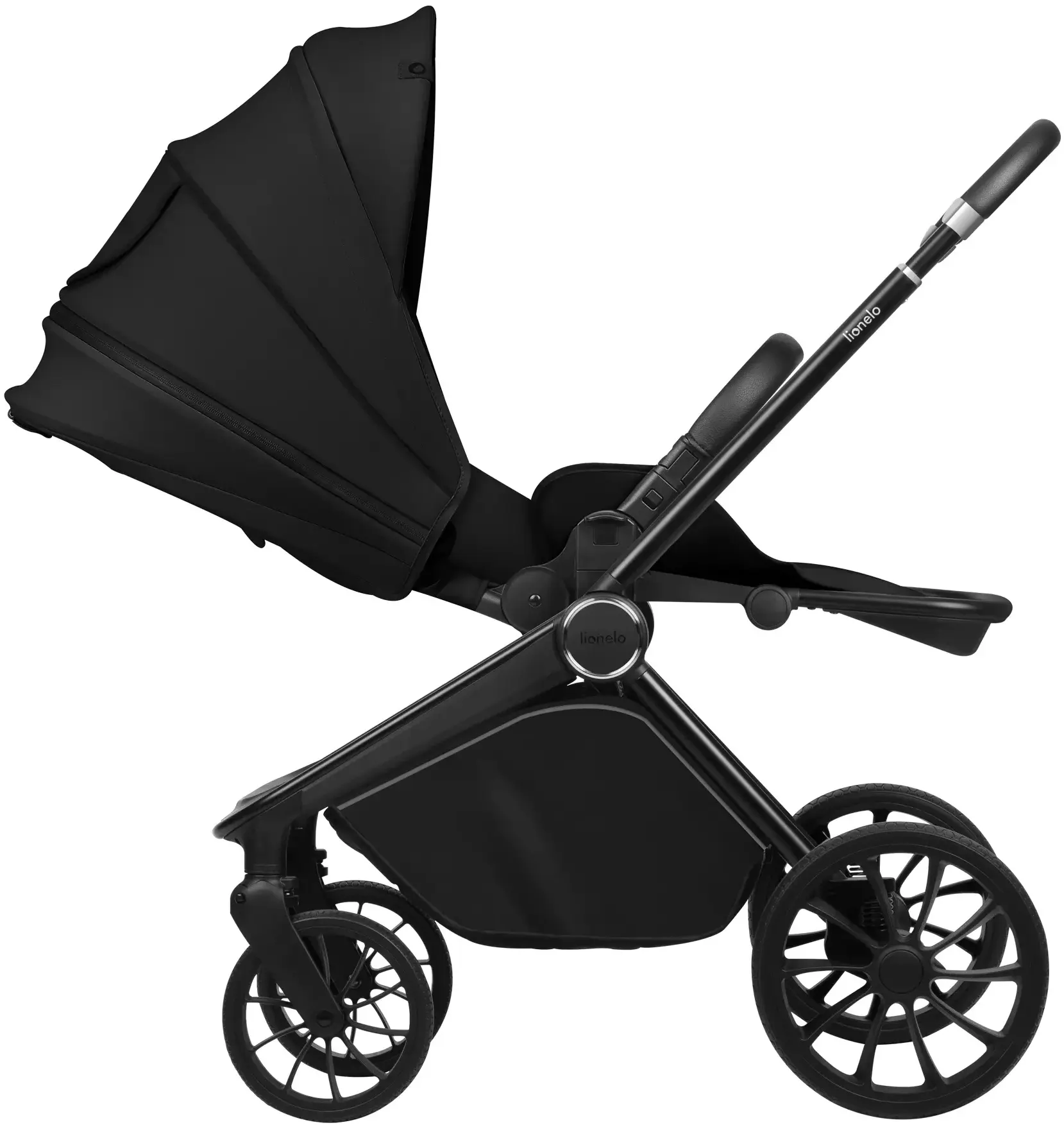 Коляска модульная 2в1 Lionelo Mika Plus (Black Onyx)