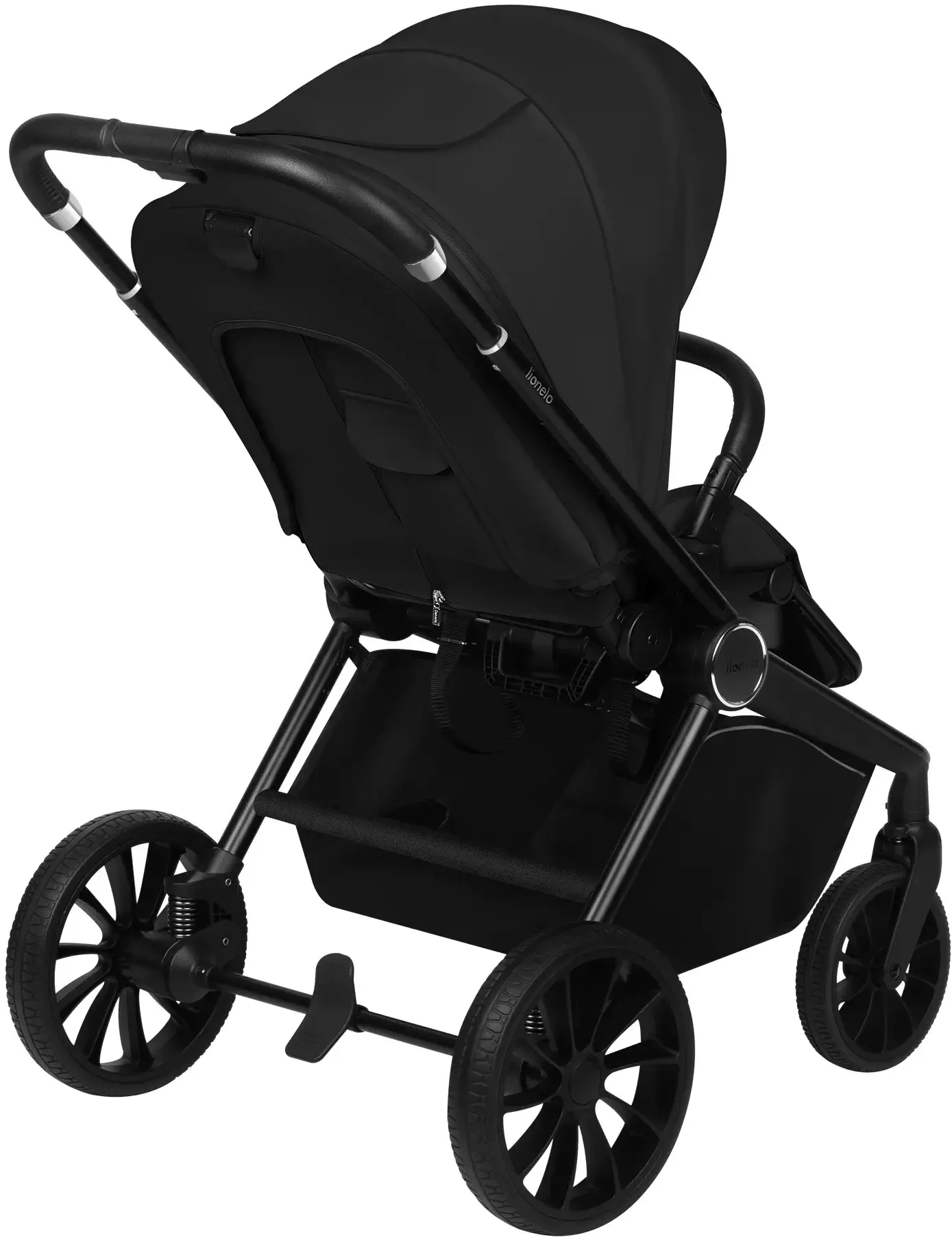 Коляска модульная 2в1 Lionelo Mika Plus (Black Onyx)